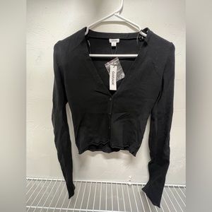 Black Garage Long Sleeve Button Shirt, size small